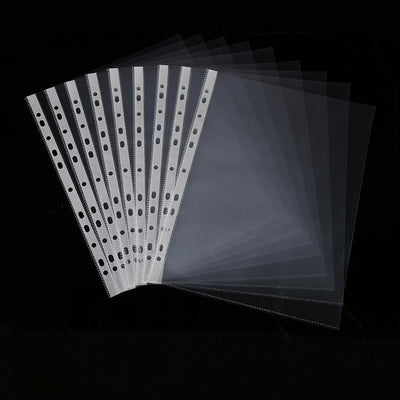 MEILING 100 Pcs A4 Clear Document Folder