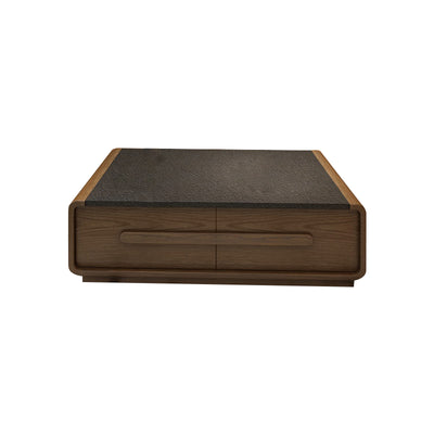 Imperia Walnut Burnt stone Coffee Table 51.18"D