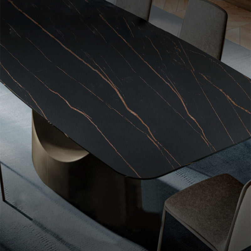 Ancona Slate Dining Table 62.99"D