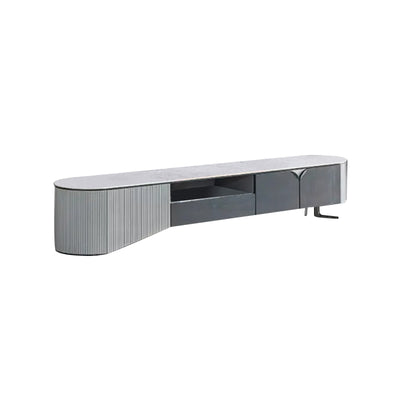 Battipaglia Slate TV Stand 16.14"D