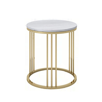 Trieste Marble Side Table 19.69"D