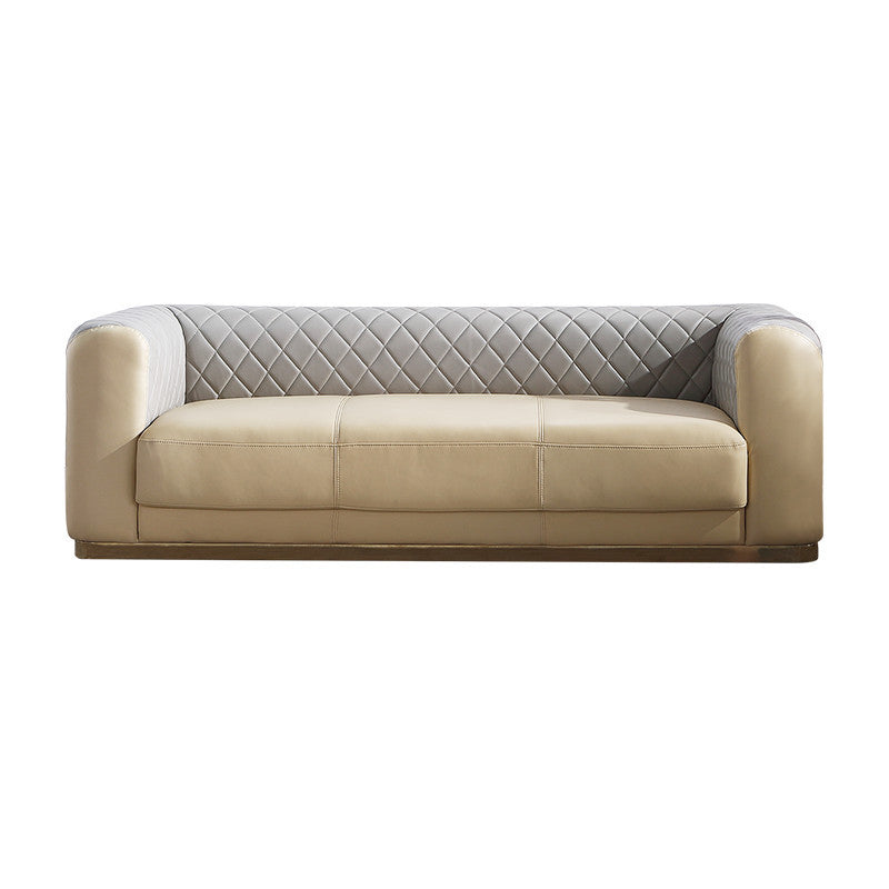 Lecce Microfiber Leather Sofa 82.68"D