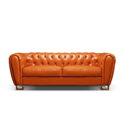 Lecce Microfiber Leather Sofa 84.65"D