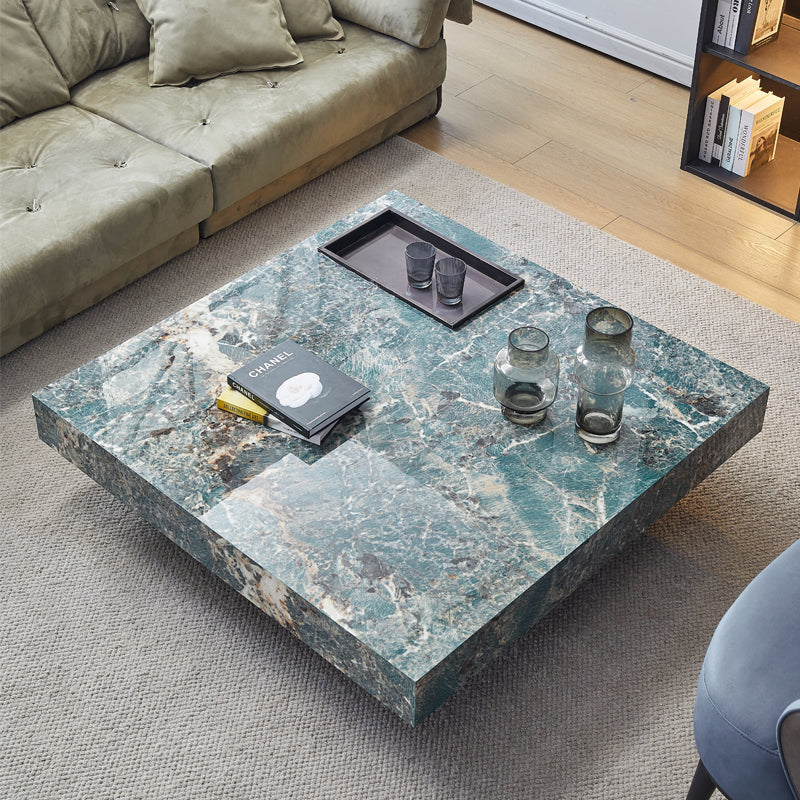 Segrate Green Slate Coffee Table 35.43"D