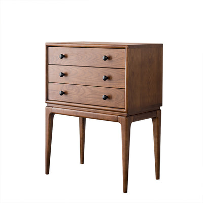 Centro Walnut Ash Nightstand 23.62"D