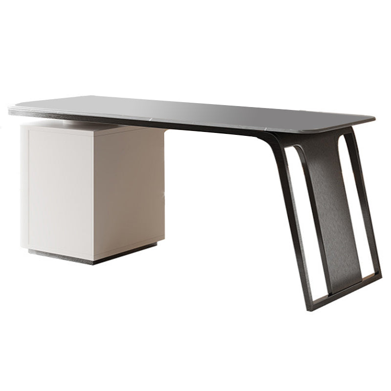 Gela Grey Slate Desk 55.12"D