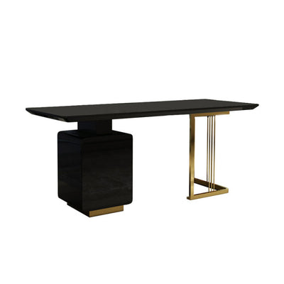 Itri Black Slate Desk 55.12"D