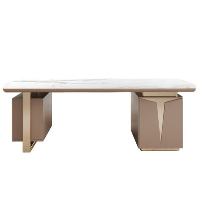 Imola Khaki Slate Desk 55.12"D