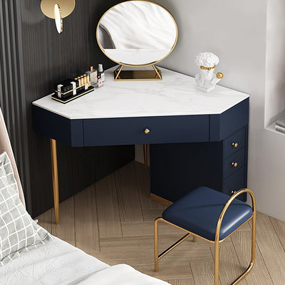 Formia Solid Wood Makeup Vanities 44.09"D+15.74"D